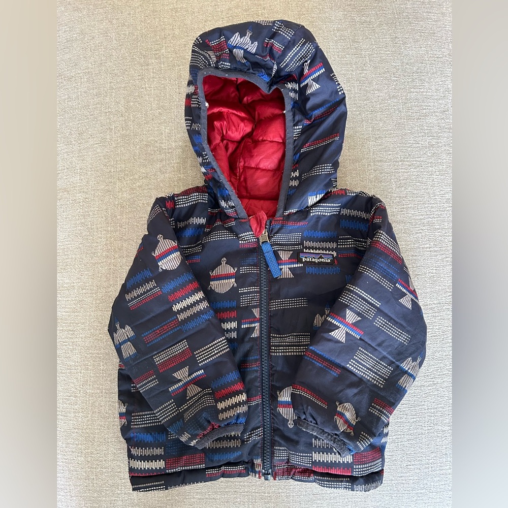 2T reversible Patagonia puff jacket